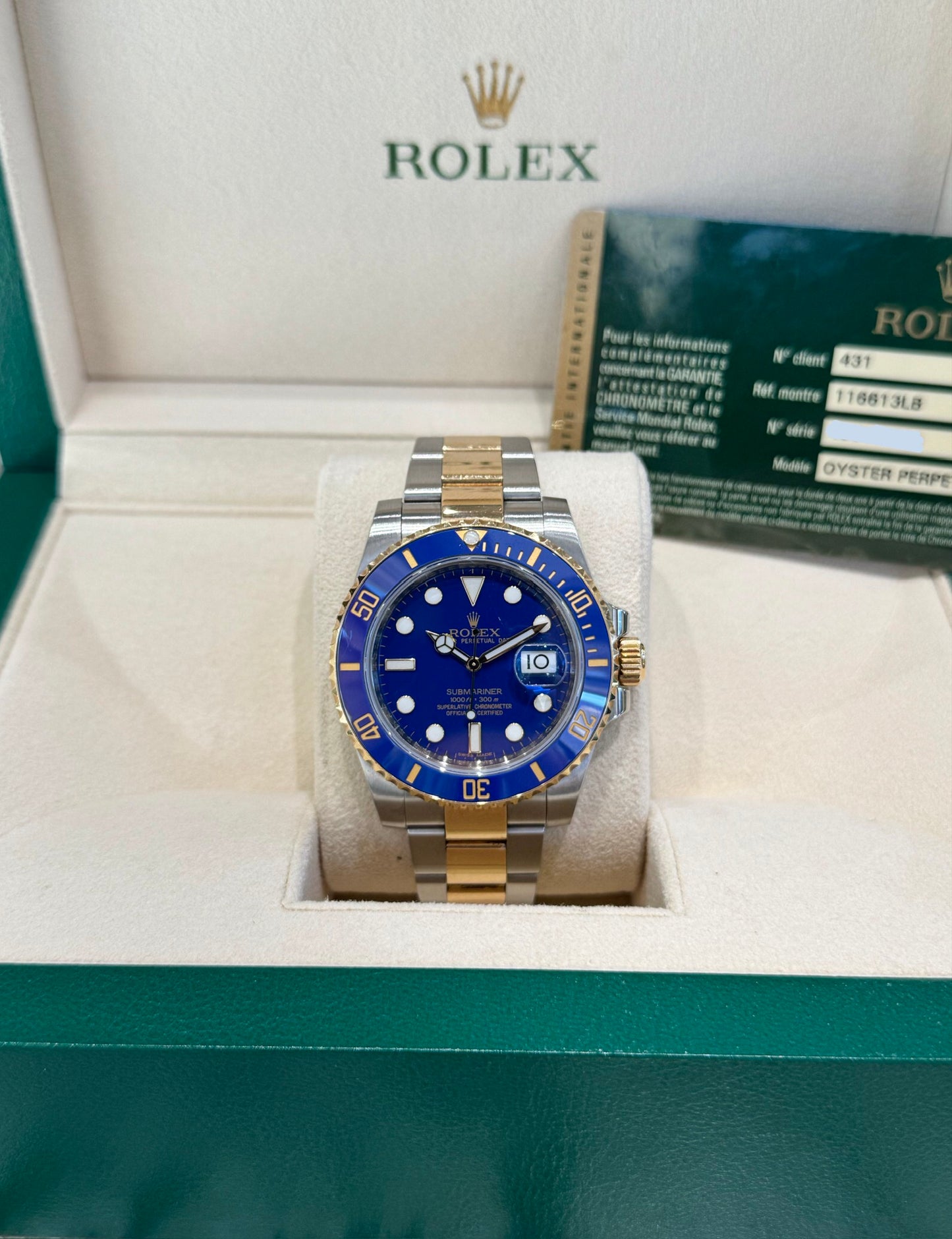 2011 Rolex Submariner 116613LB