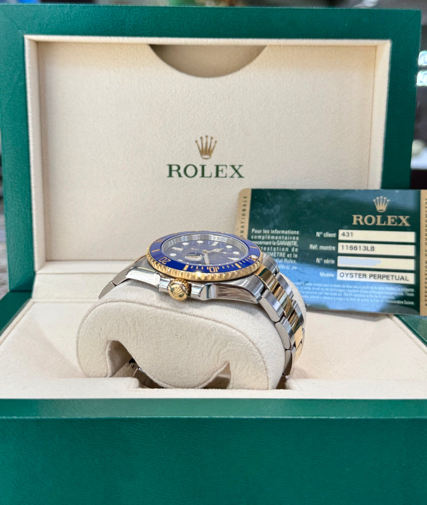 2011 Rolex Submariner 116613LB
