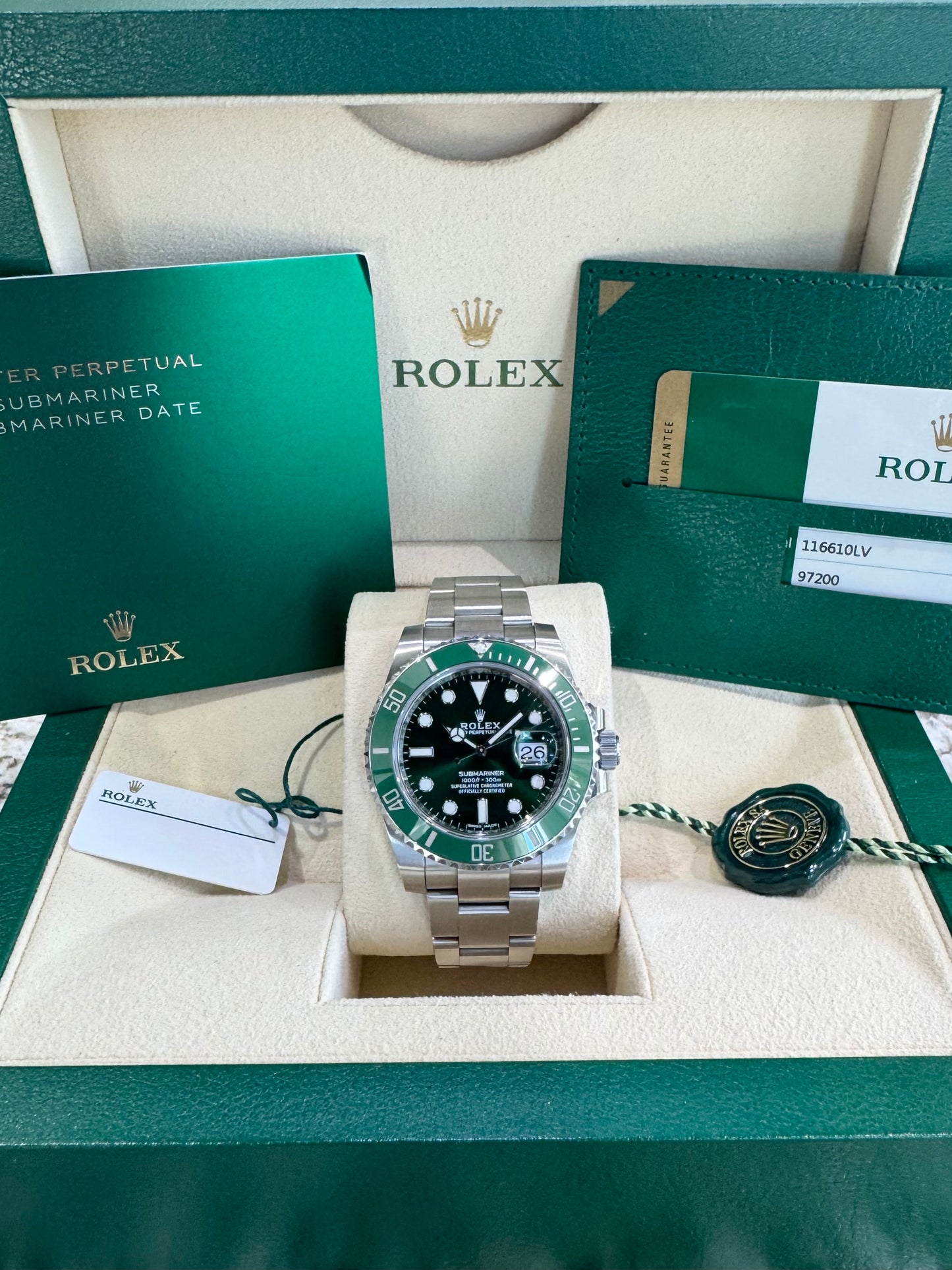 2019 Rolex Submariner Hulk 116610LV