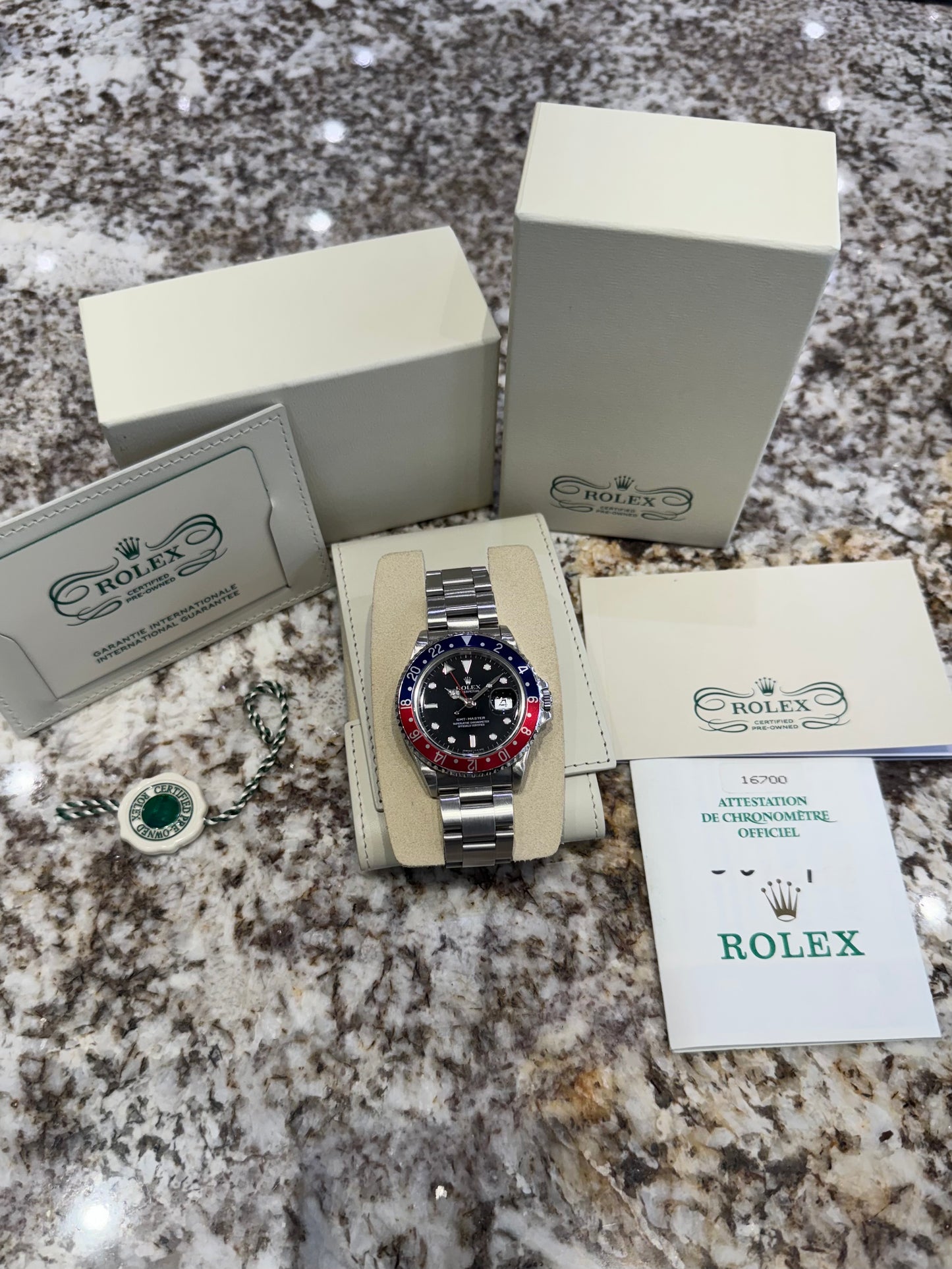 1996 Rolex GMT-Master 16700 CPO 2023