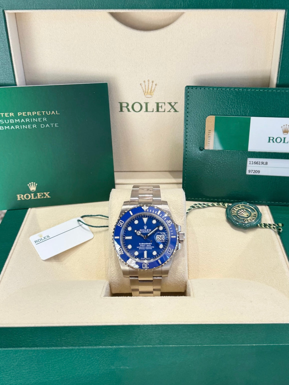 2017 Rolex Submariner 116619LB