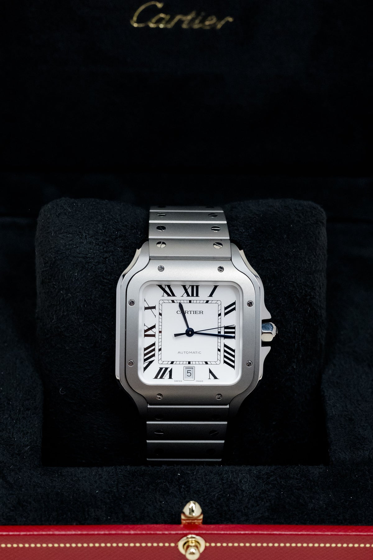 Cartier Santos de Cartier Titanium Large WSSA0089