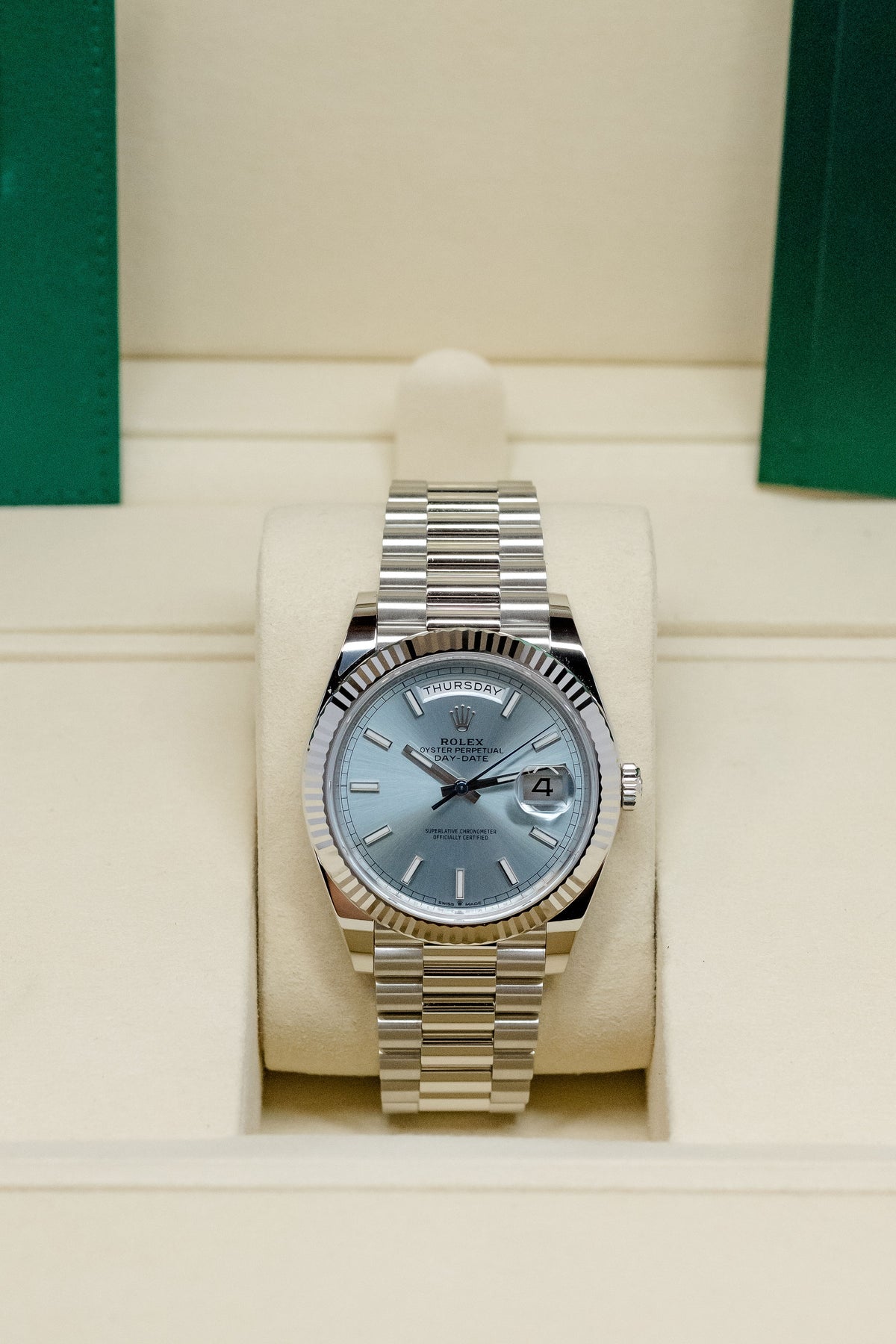 2026 Rolex Platinum Day-Date 40 228236