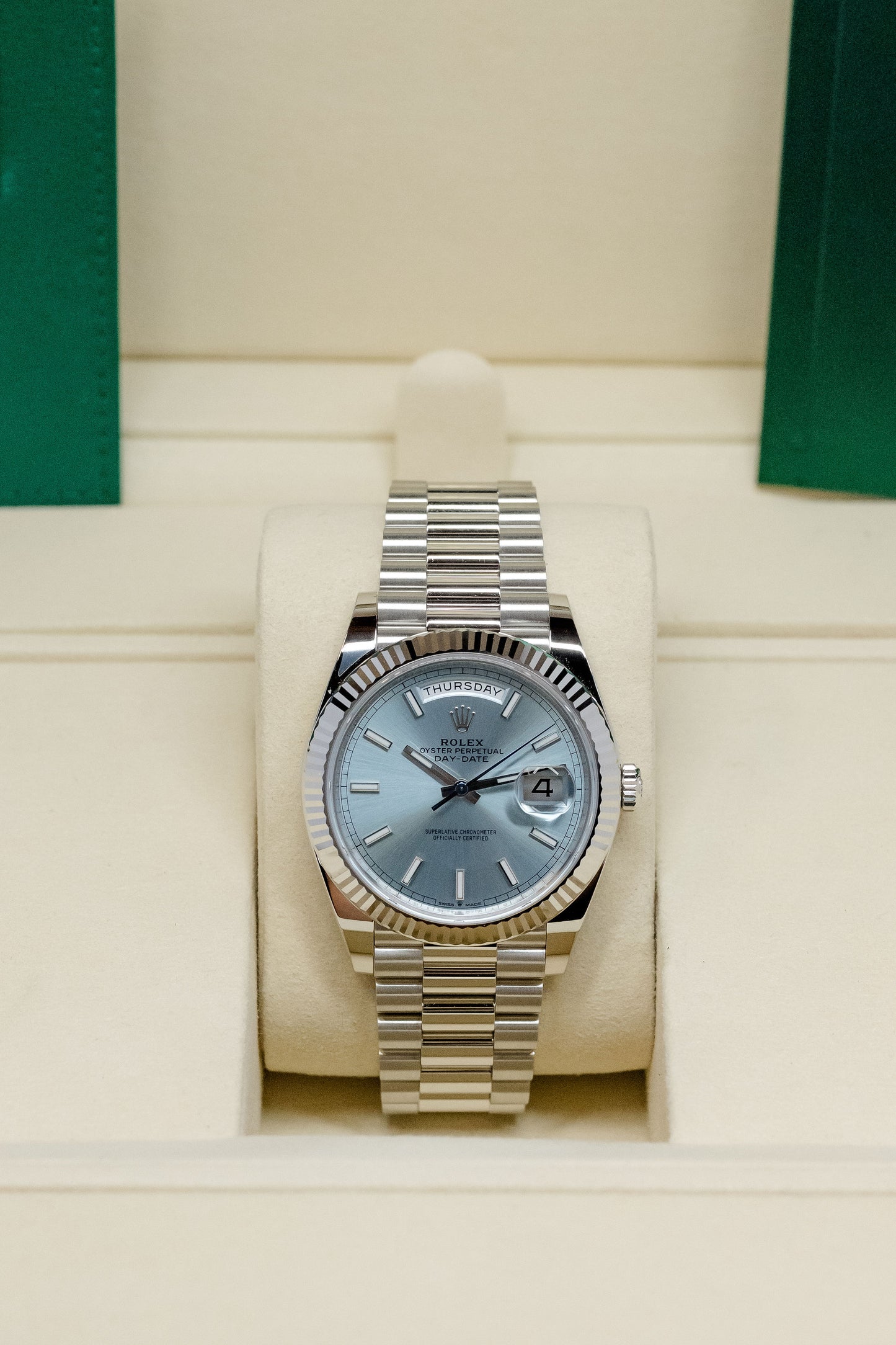 2026 Rolex Platinum Day-Date 40 228236