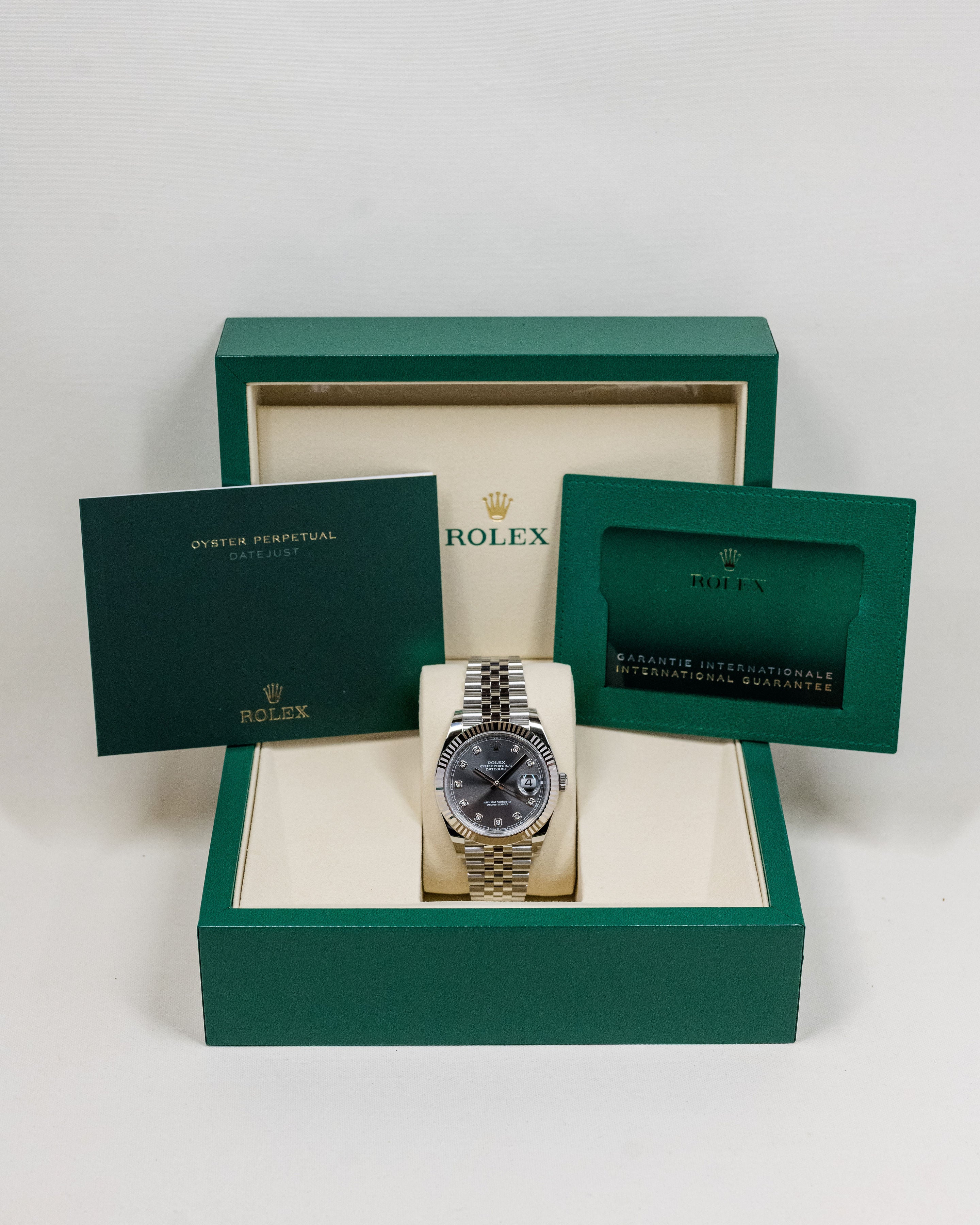 ROLEX 空箱 05/11/2026 2026 Rolex Datejust 41 126334 – Giganti Watches
