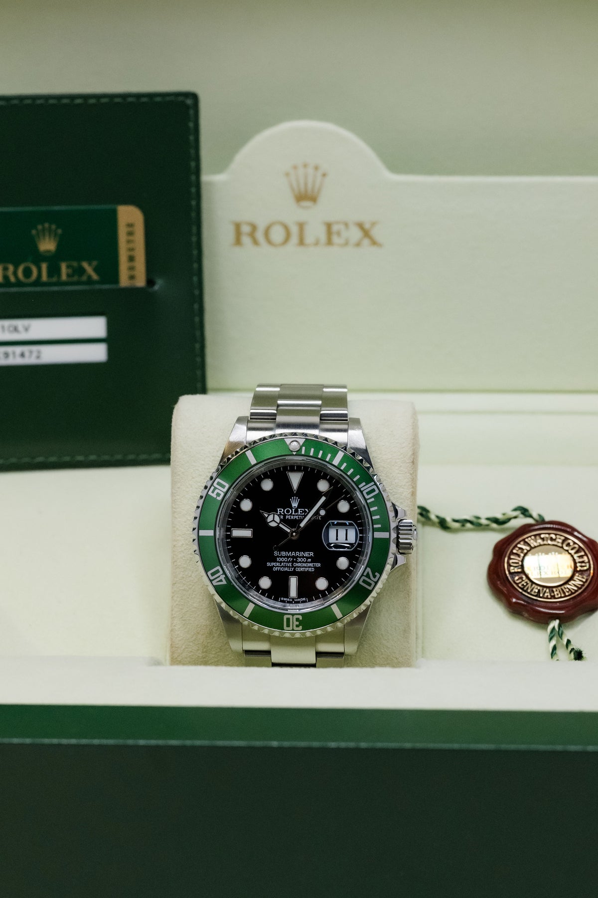 2010 Rolex Submariner Kermit 16610LV