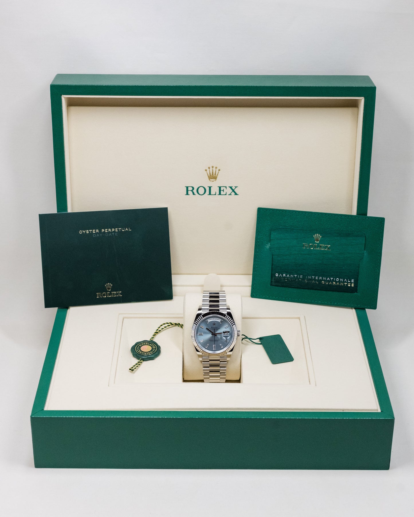 2026 Rolex Platinum Day-Date 40 228236