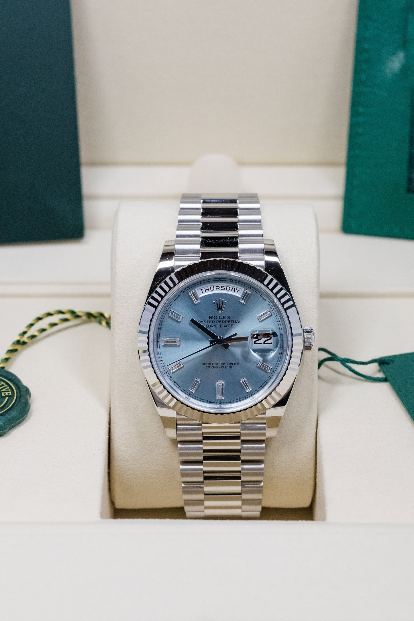 2026 Rolex Platinum Day-Date 40 228236