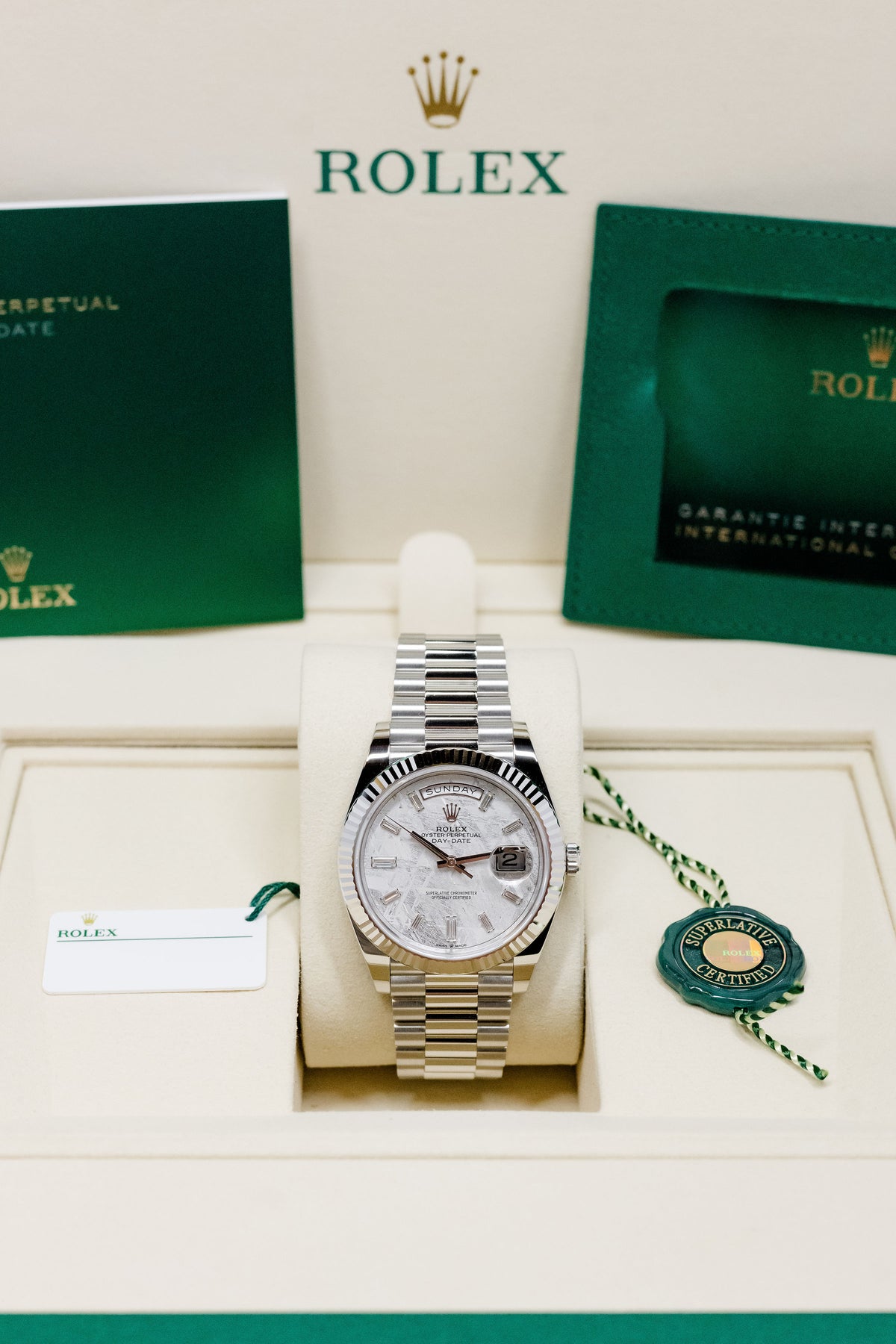 2026 Rolex Platinum Day-Date 40 228236