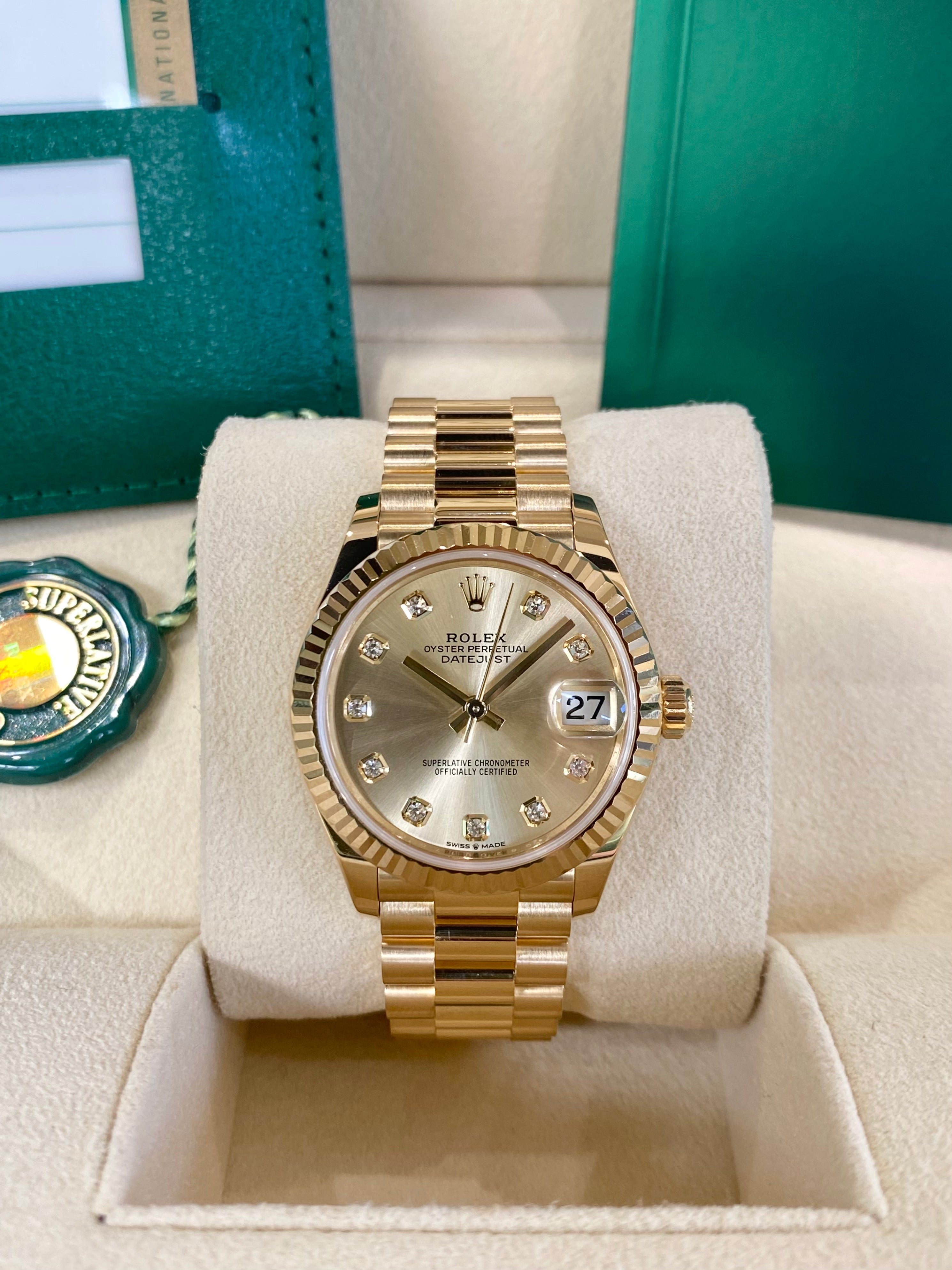 Rolex datejust 2025 31 2019