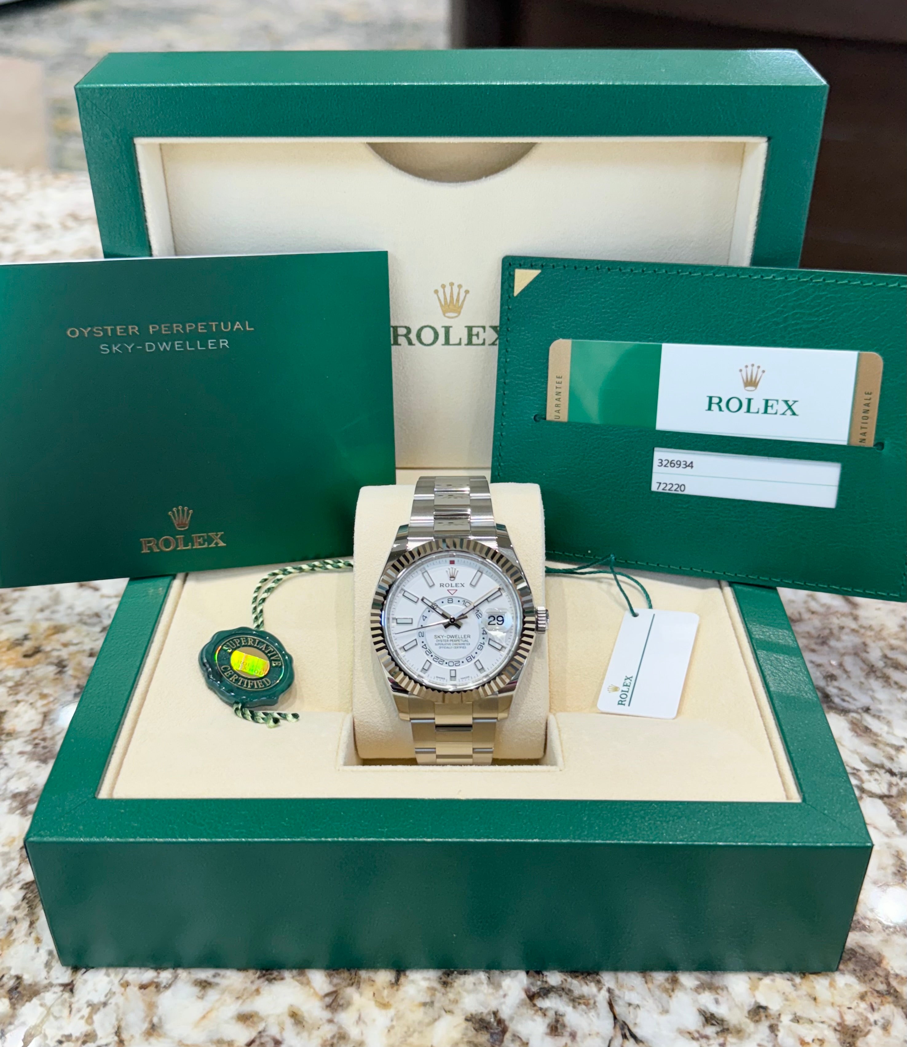 Rolex sky dweller outlet 2017