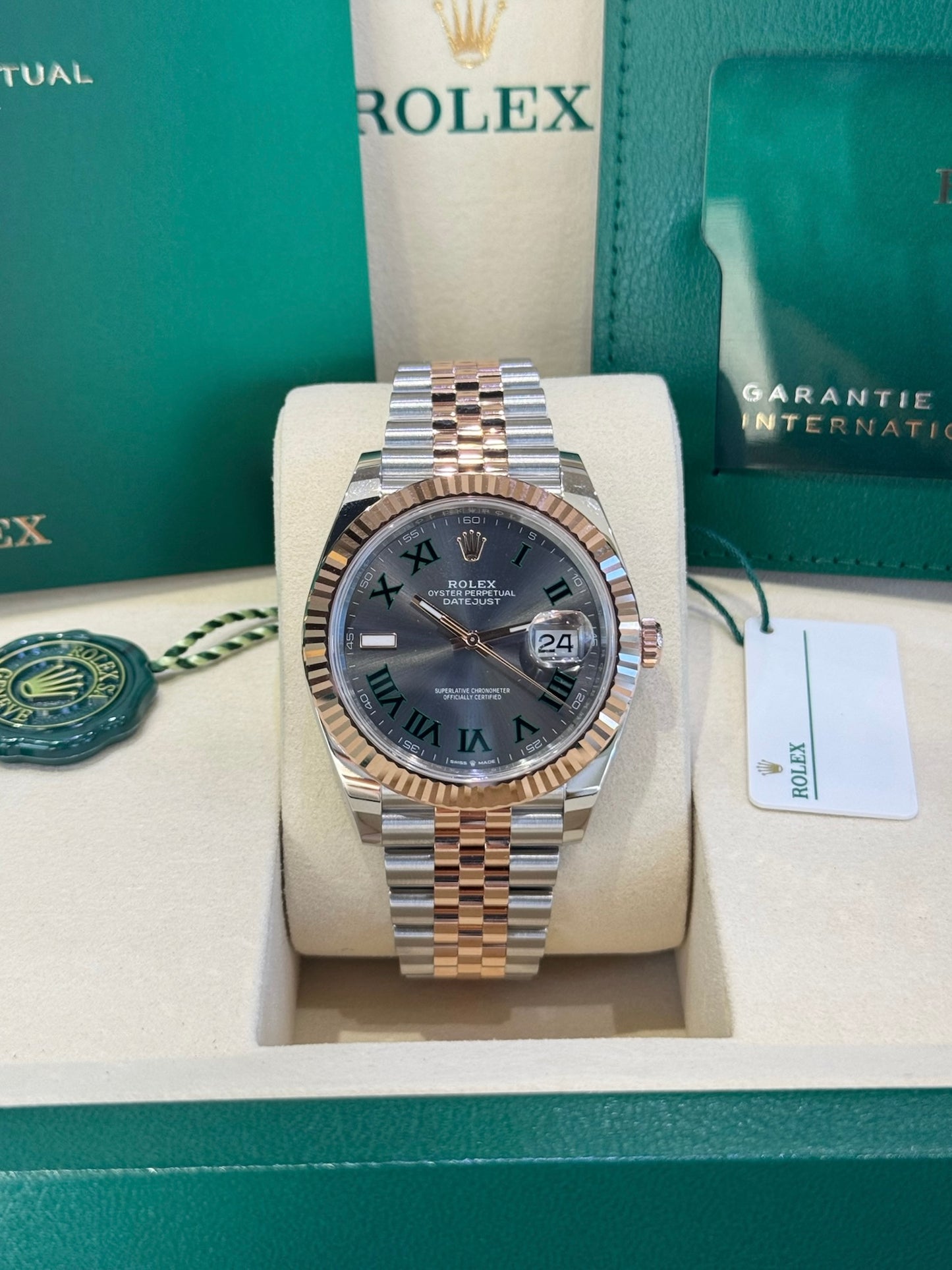 2025 Rolex Datejust 41 Wimbledon 126331