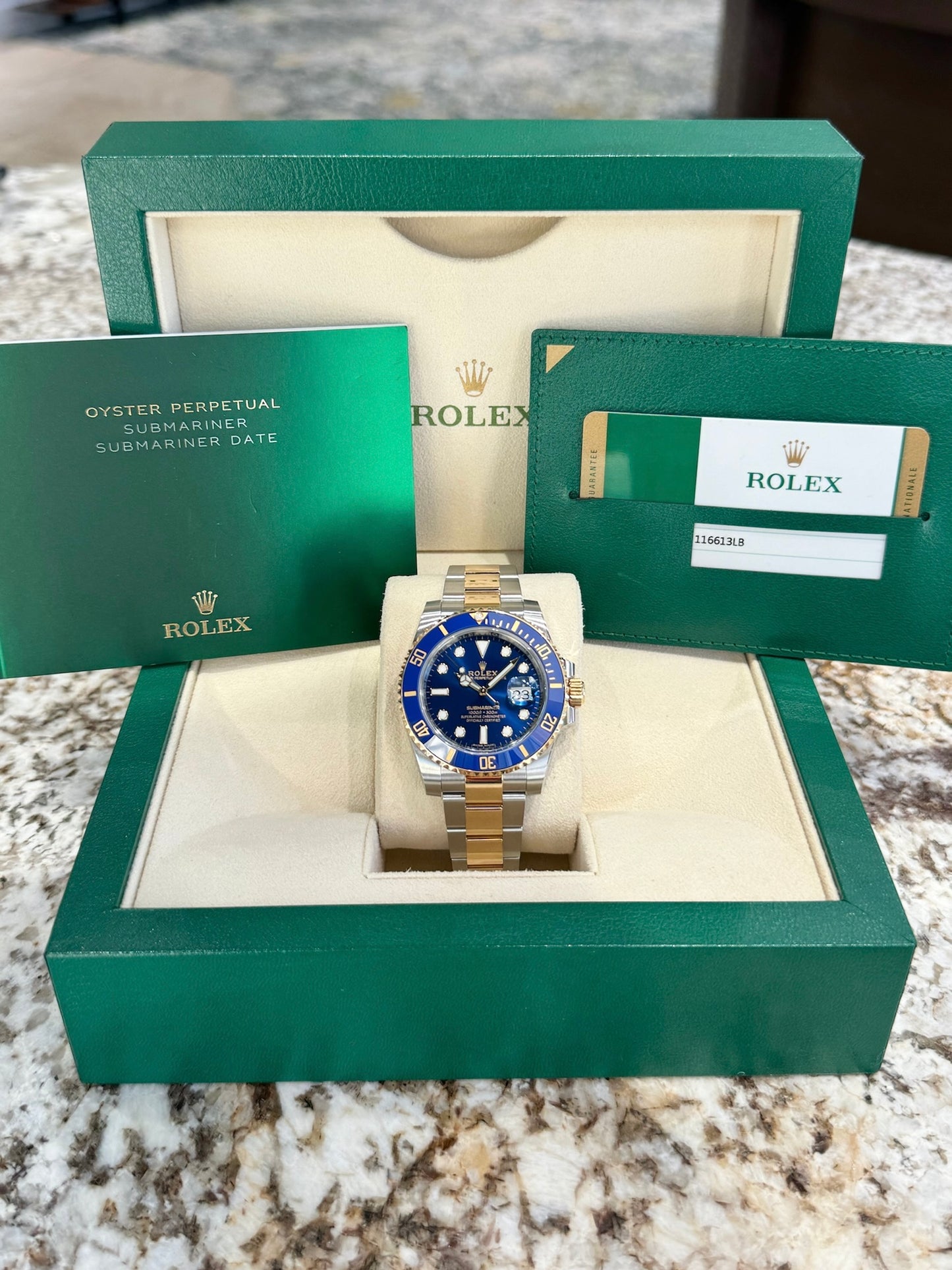 2018 Rolex Submariner 116613LB