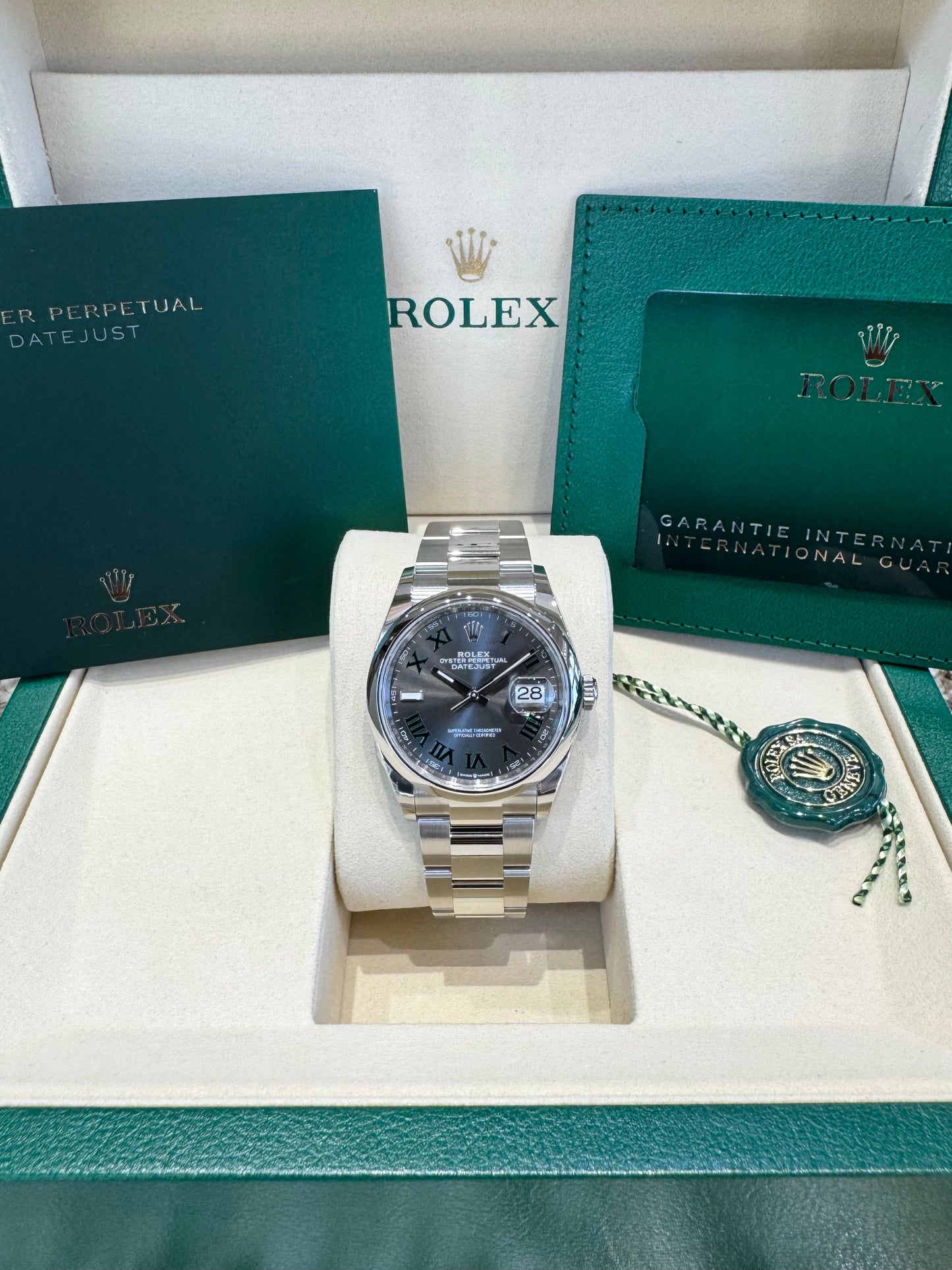 2025 Rolex Datejust 36 Wimbledon 126200