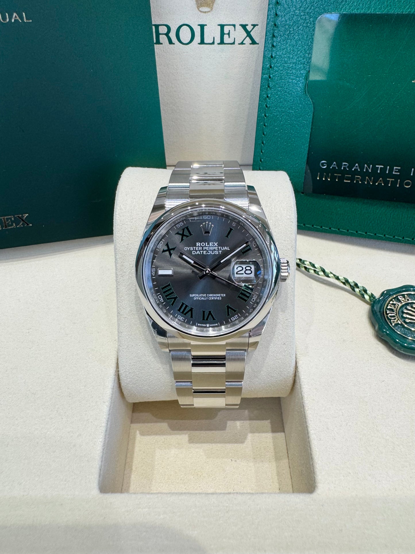 2025 Rolex Datejust 36 Wimbledon 126200