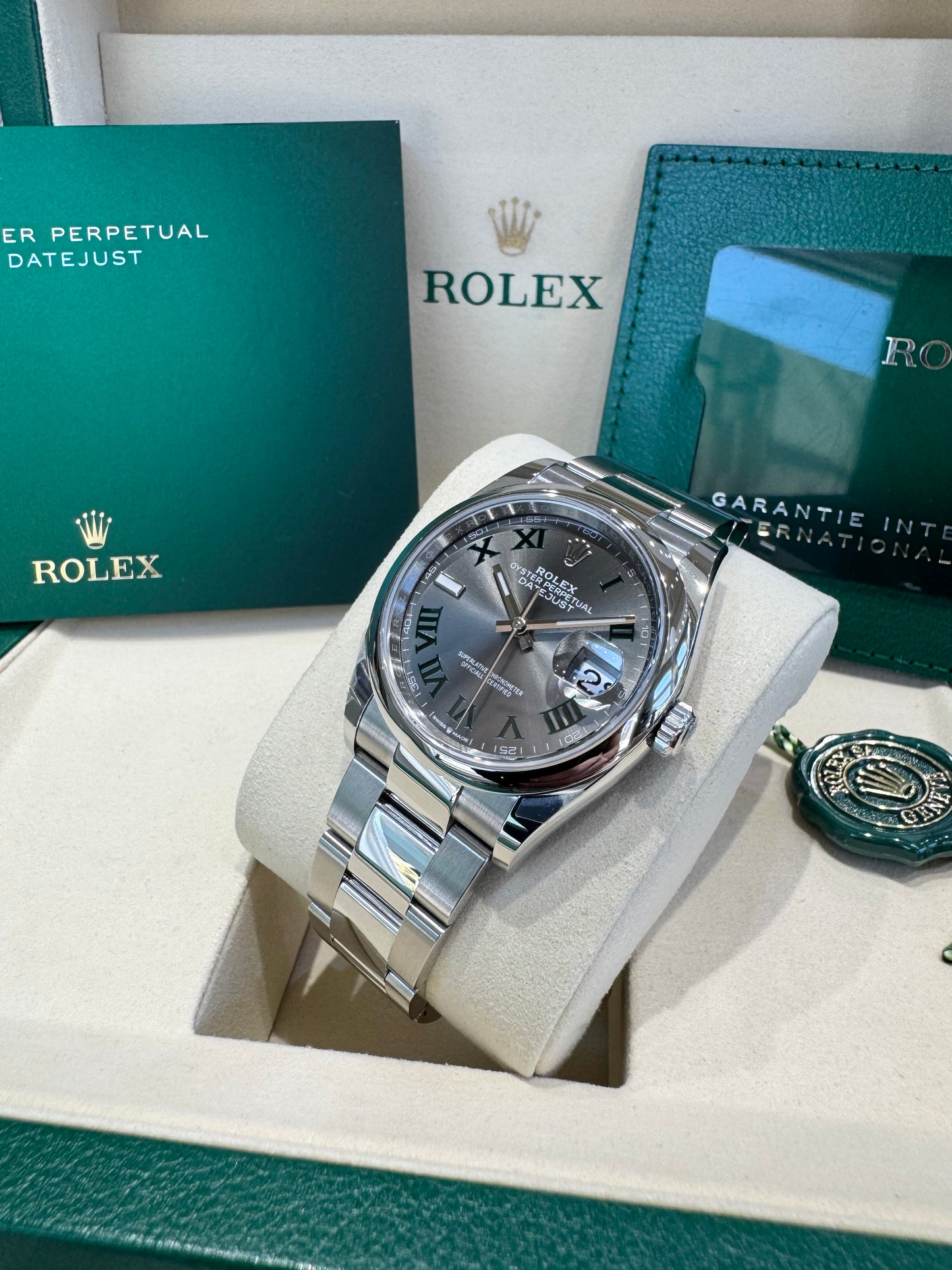 2025 Rolex Datejust 36 Wimbledon 126200