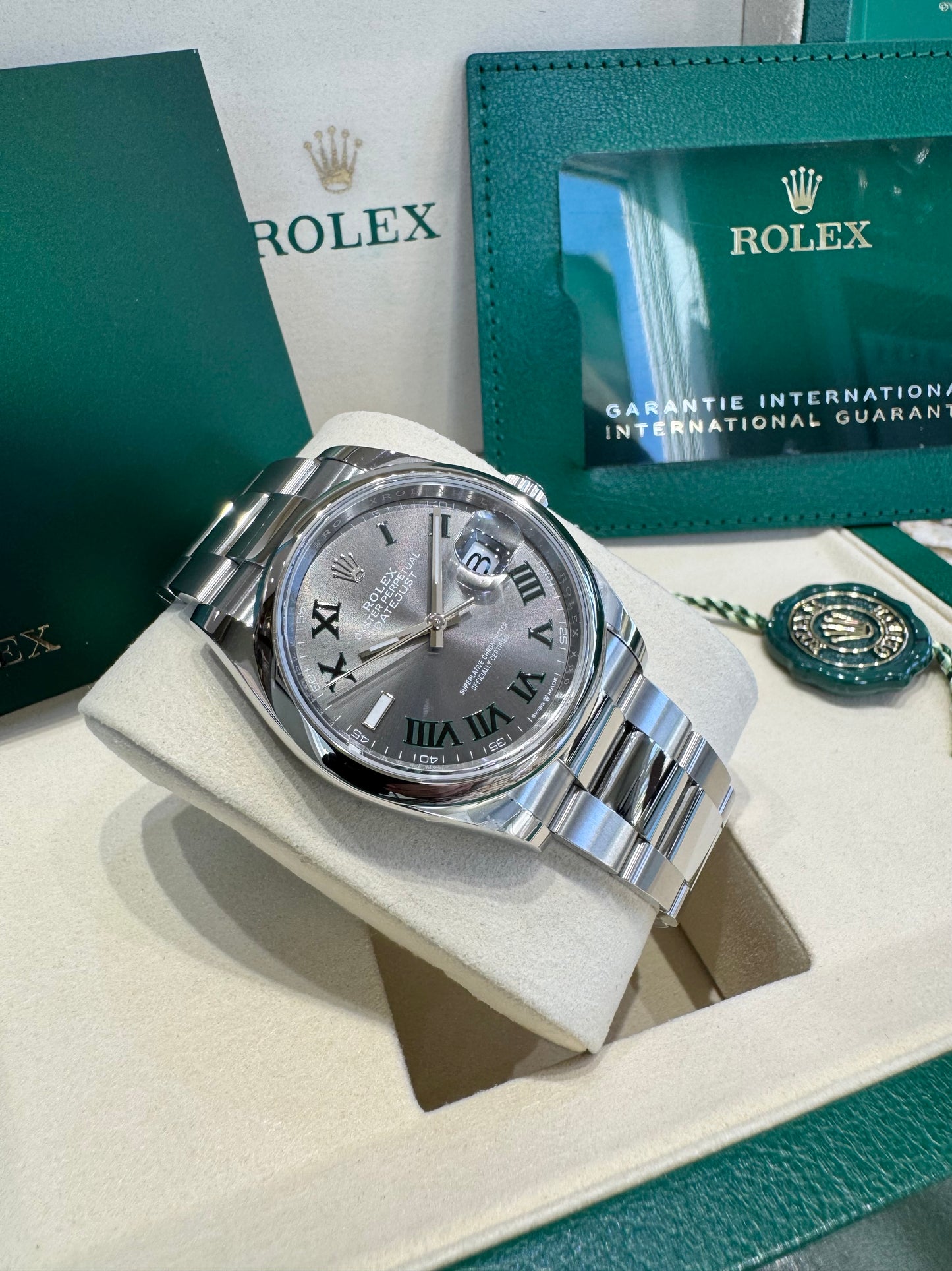 2025 Rolex Datejust 36 Wimbledon 126200