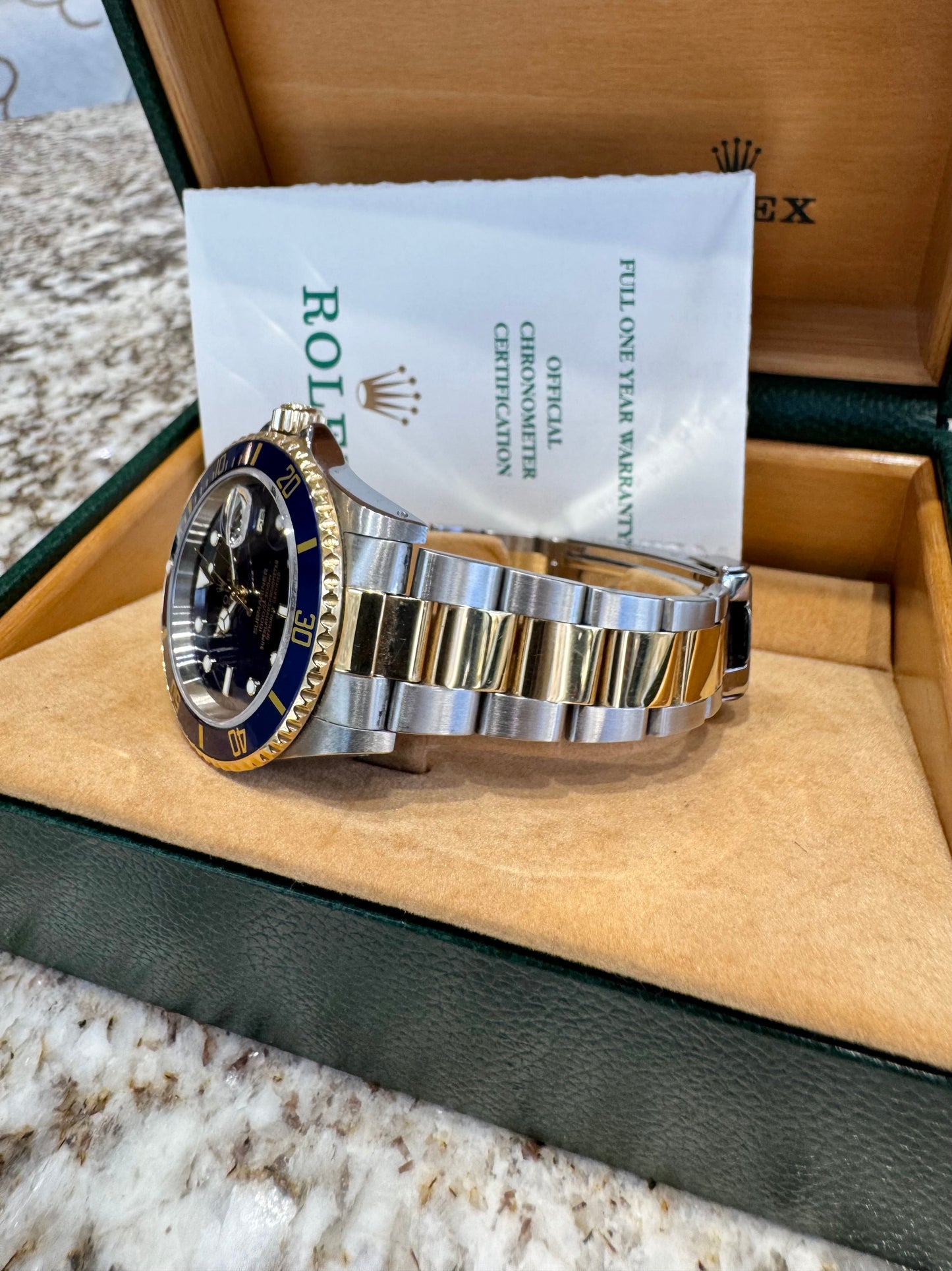 1999 Rolex Submariner 16613LB