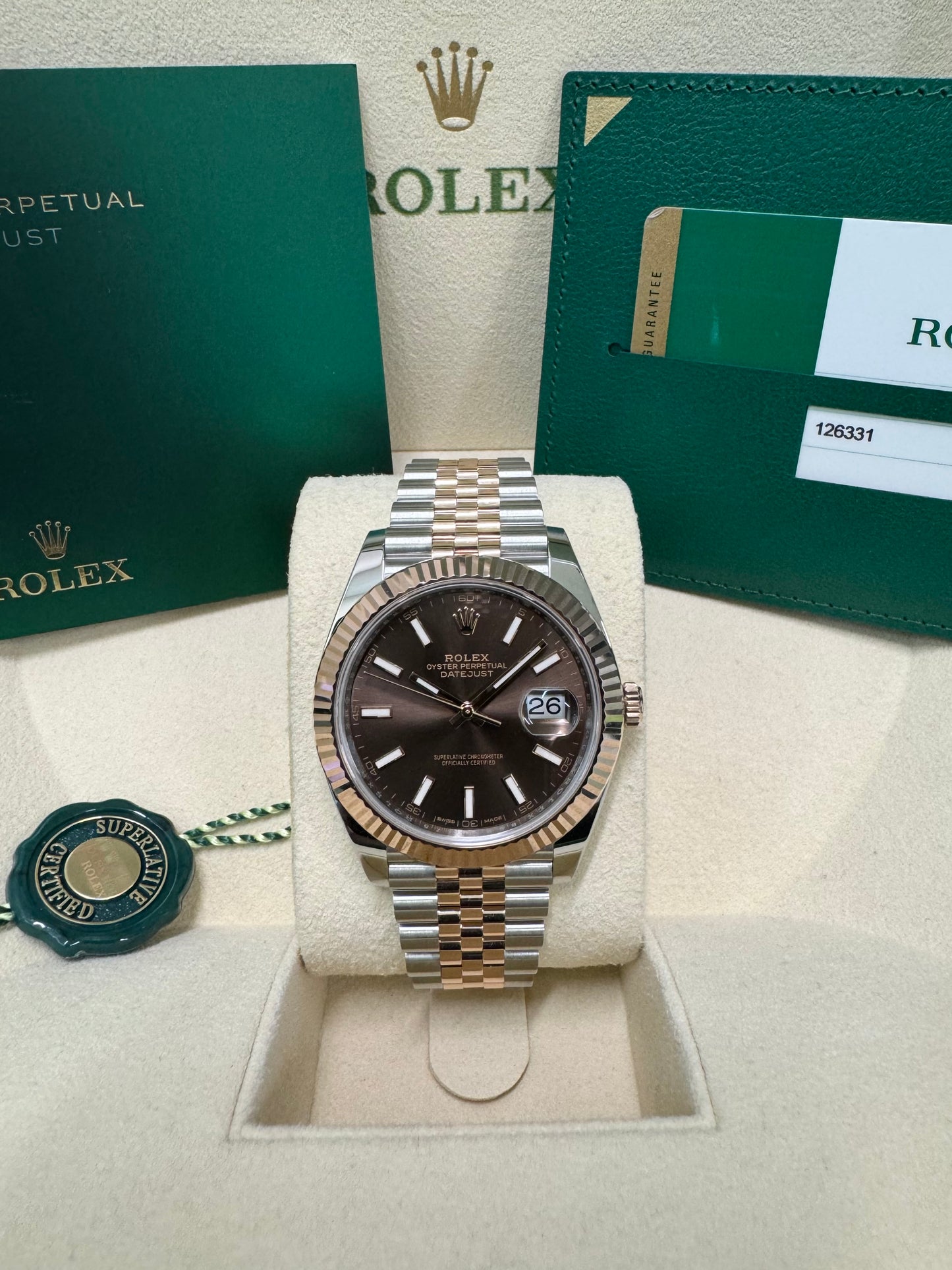 2017 Rolex Datejust 41 126331