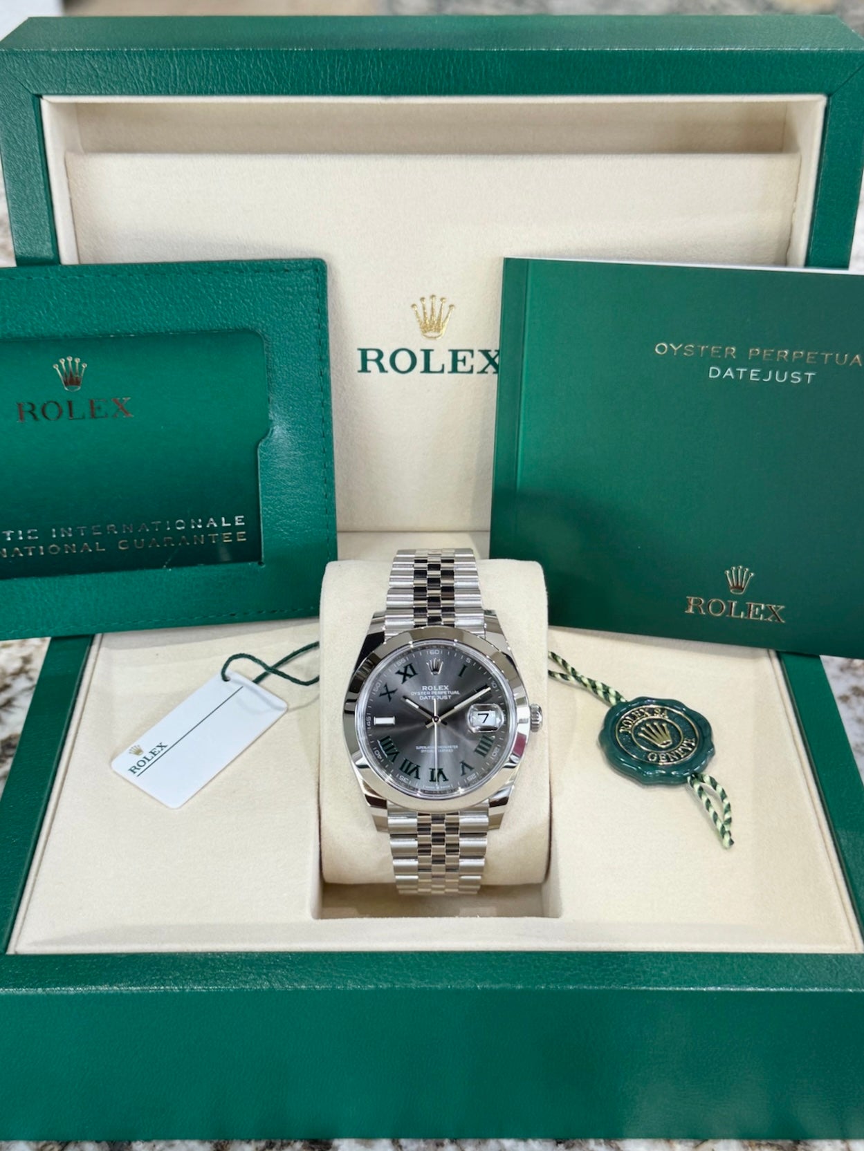 2025 Rolex Datejust 41 Wimbledon 126300