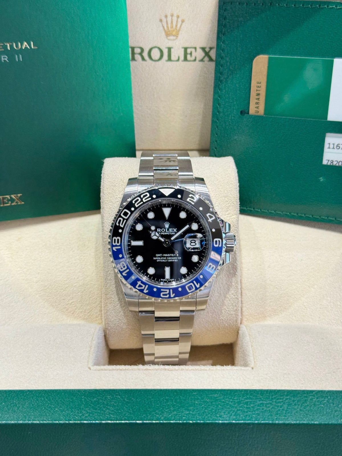 2019 Rolex GMT-Master II Batman 116710BLNR