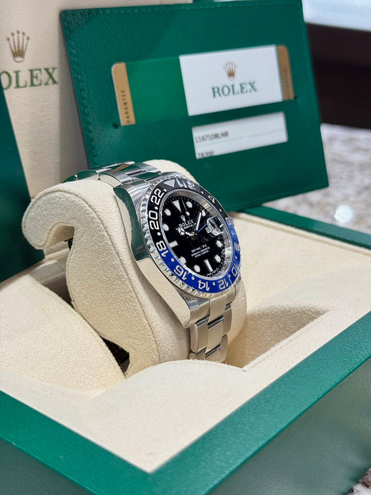 2019 Rolex GMT-Master II Batman 116710BLNR