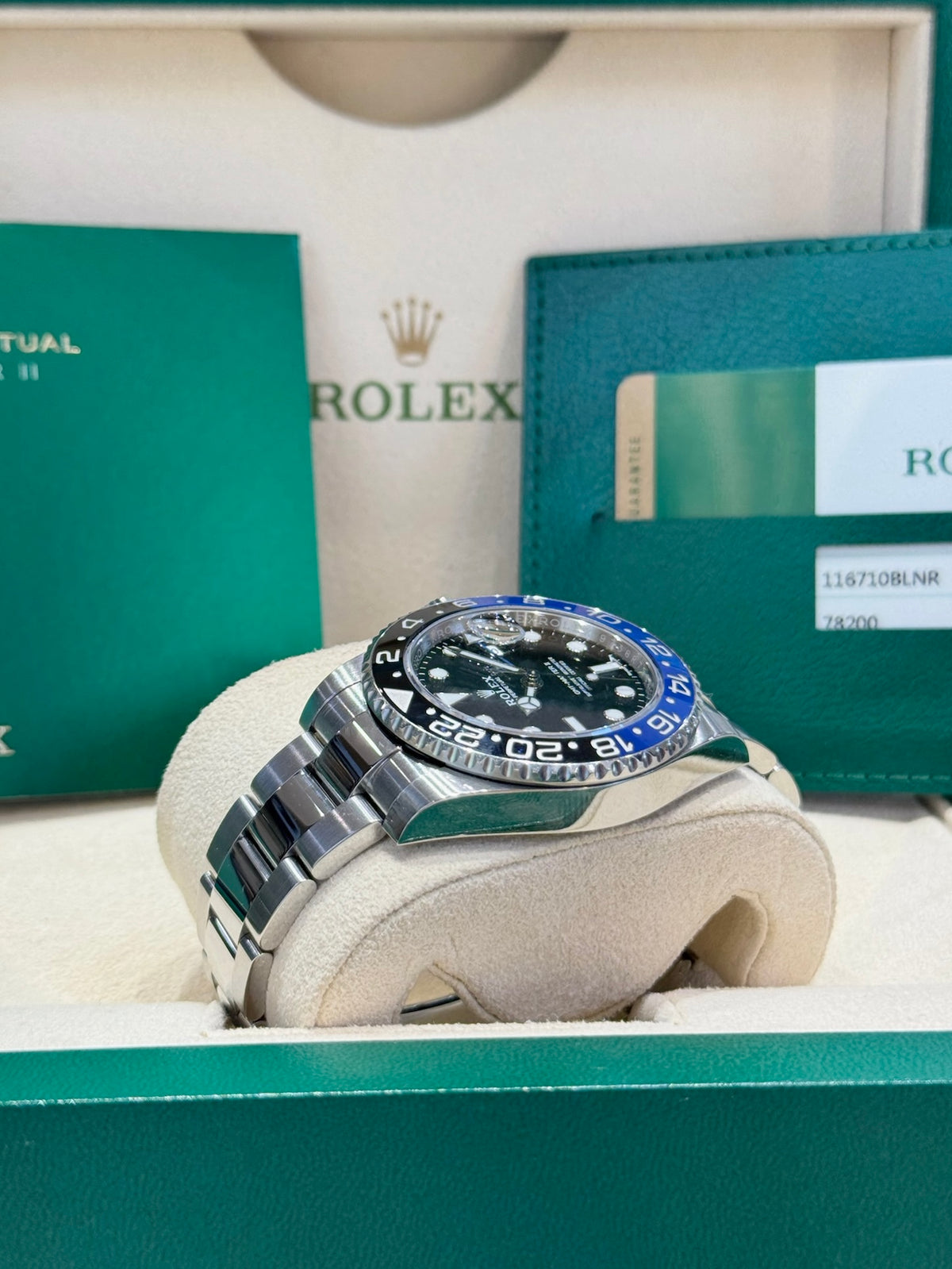 2019 Rolex GMT-Master II Batman 116710BLNR
