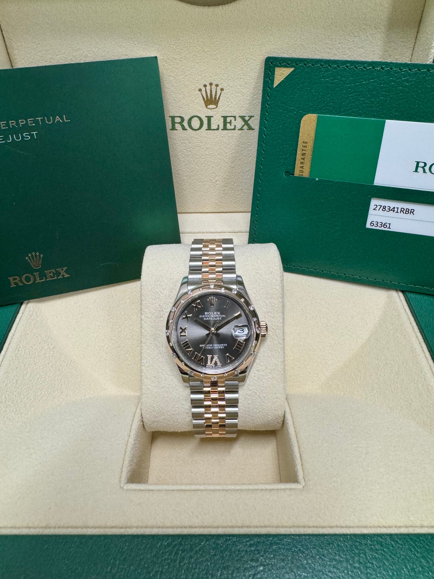 2019 Rolex Datejust 31 278341RBR