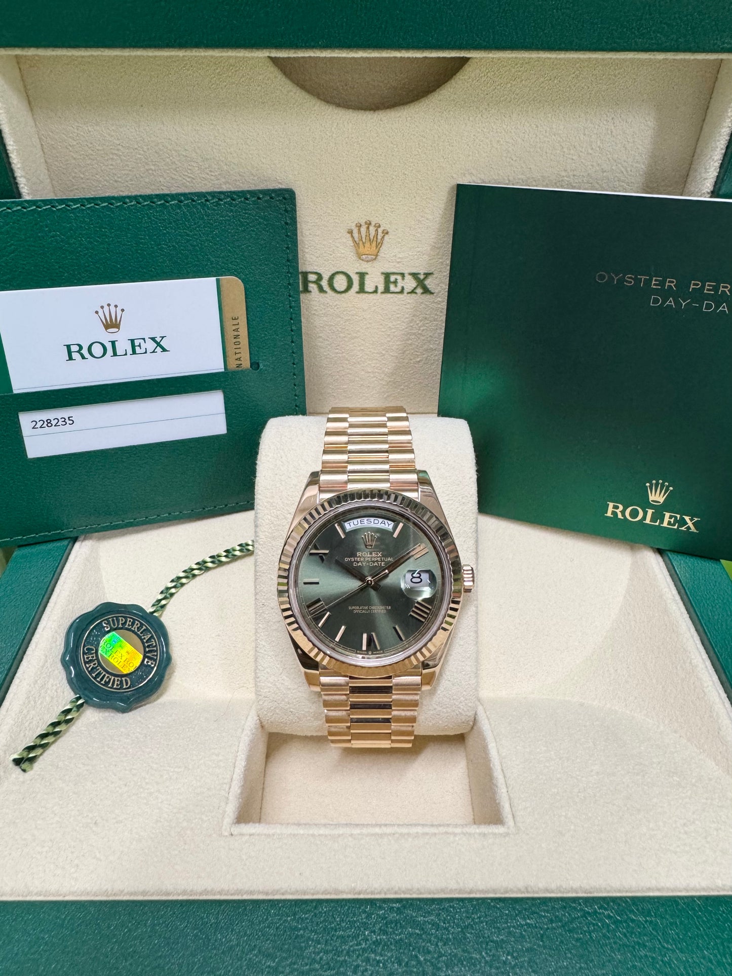 2019 Rolex Day-Date 40 228235