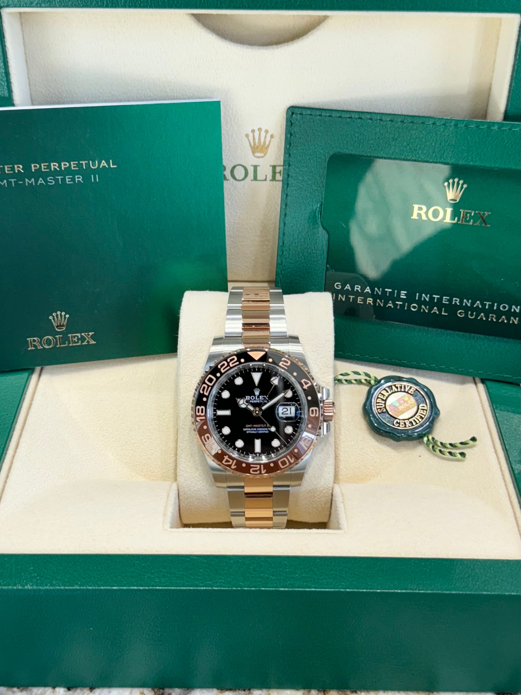 2023 Rolex GMT-Master II Rootbeer 126711CHNR