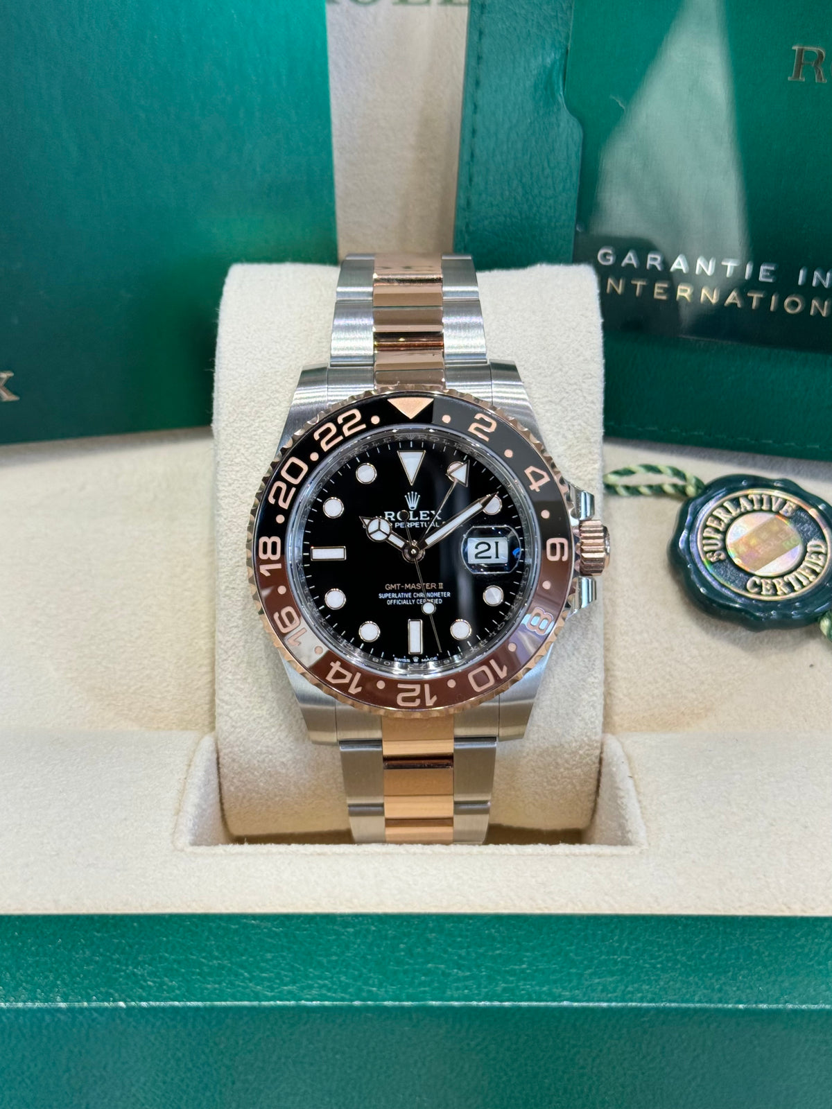 2022 Rolex GMT-Master II Rootbeer 126711CHNR