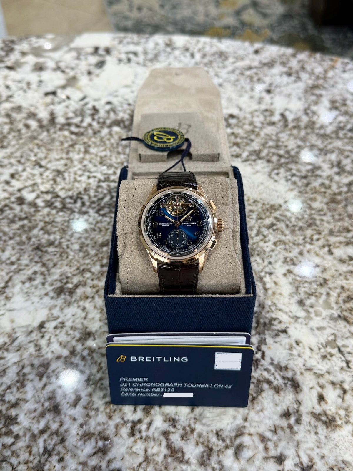 2025 Breitling Premier B21 Chronograph Tourbillon 42 RB2120
