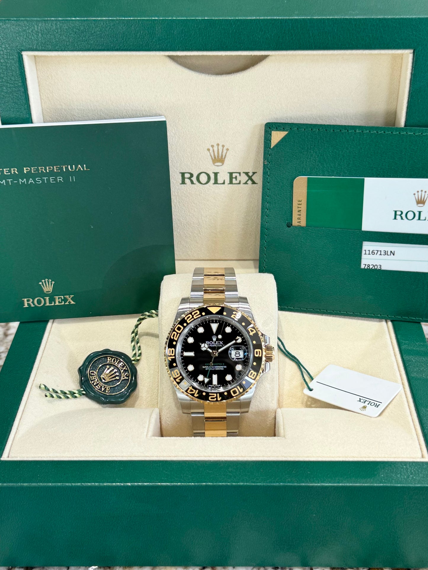 2016 Rolex GMT-Master II 116713LN