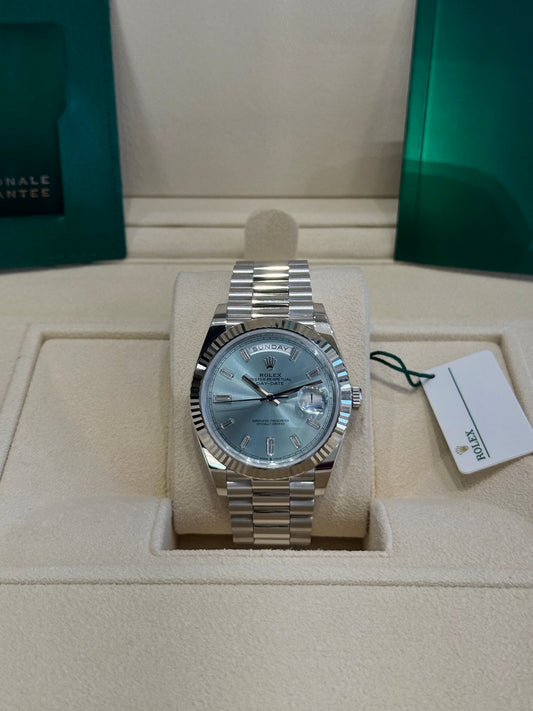 2024 Rolex Platinum Day-Date 40 228236