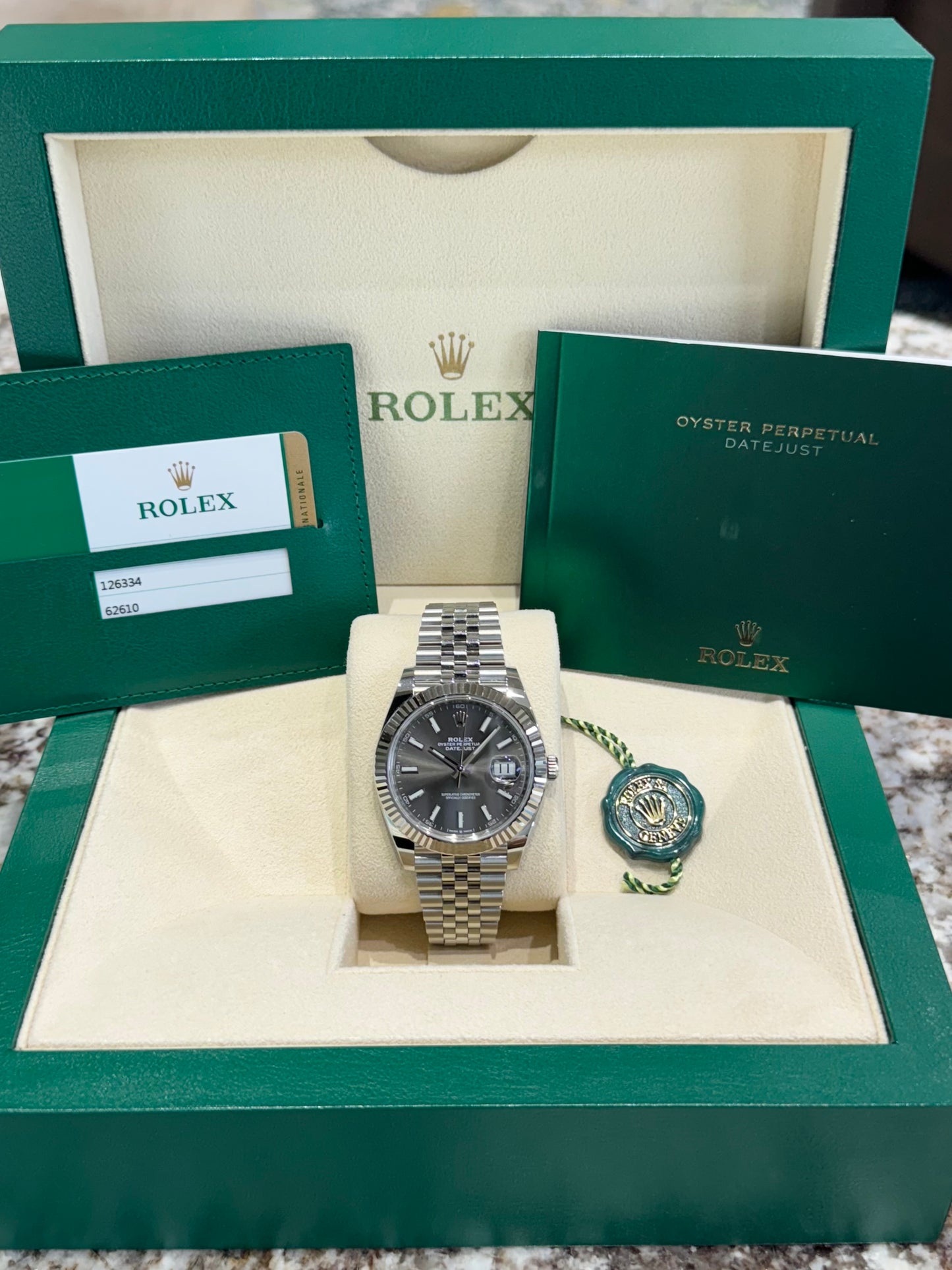 2019 Rolex Datejust 41 126334