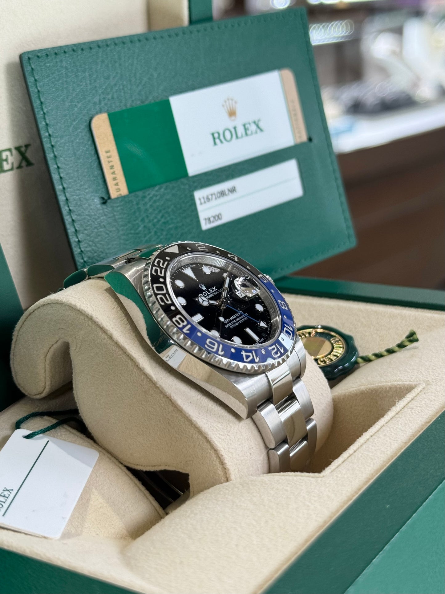 2017 Rolex GMT-Master II 116710BLNR