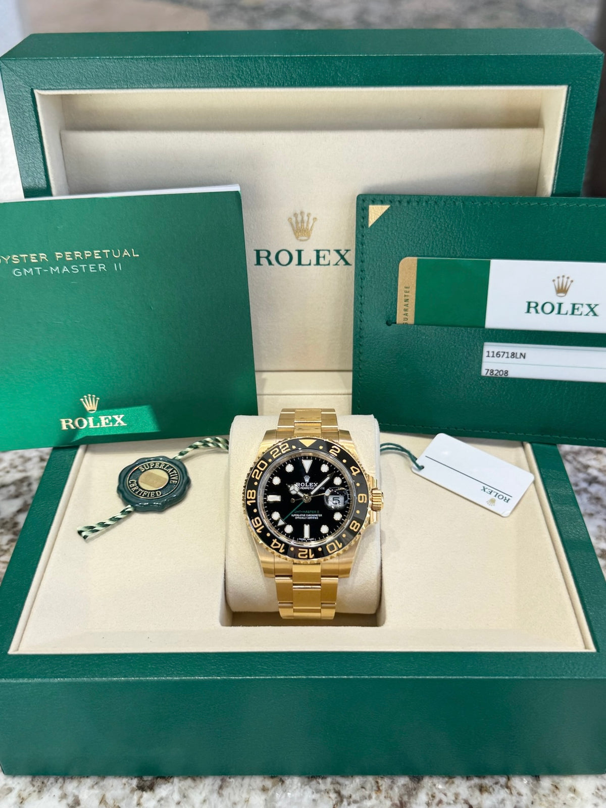 2019 Rolex GMT-Master II 116718LN
