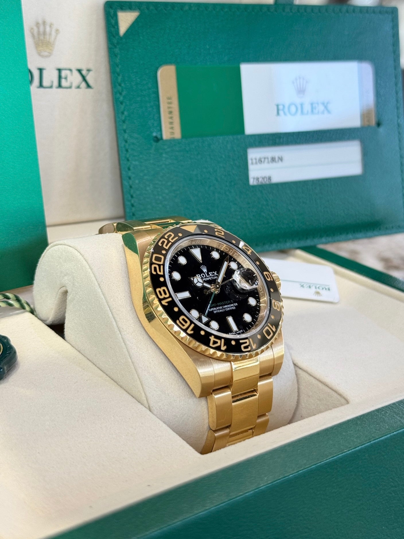 2019 Rolex GMT-Master II 116718LN
