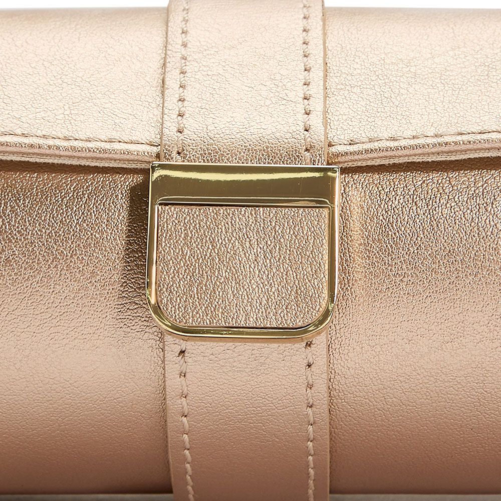 Wolf Palermo Double Watch Roll with Jewelry Pouch