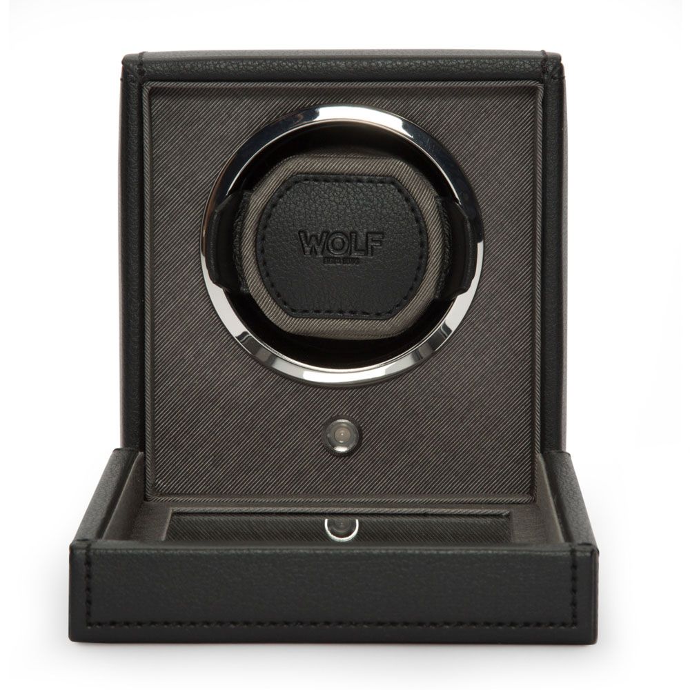 Wolf Cub Single Watch Winder with Cover