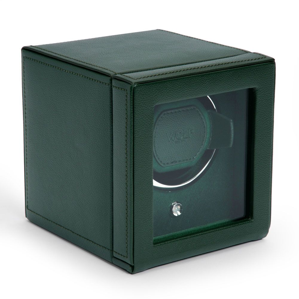 Wolf Cub Single Watch Winder with Cover