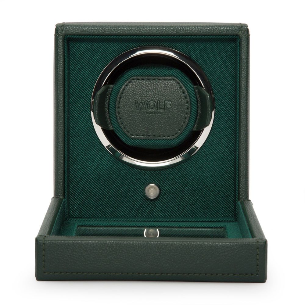 Wolf Cub Single Watch Winder with Cover