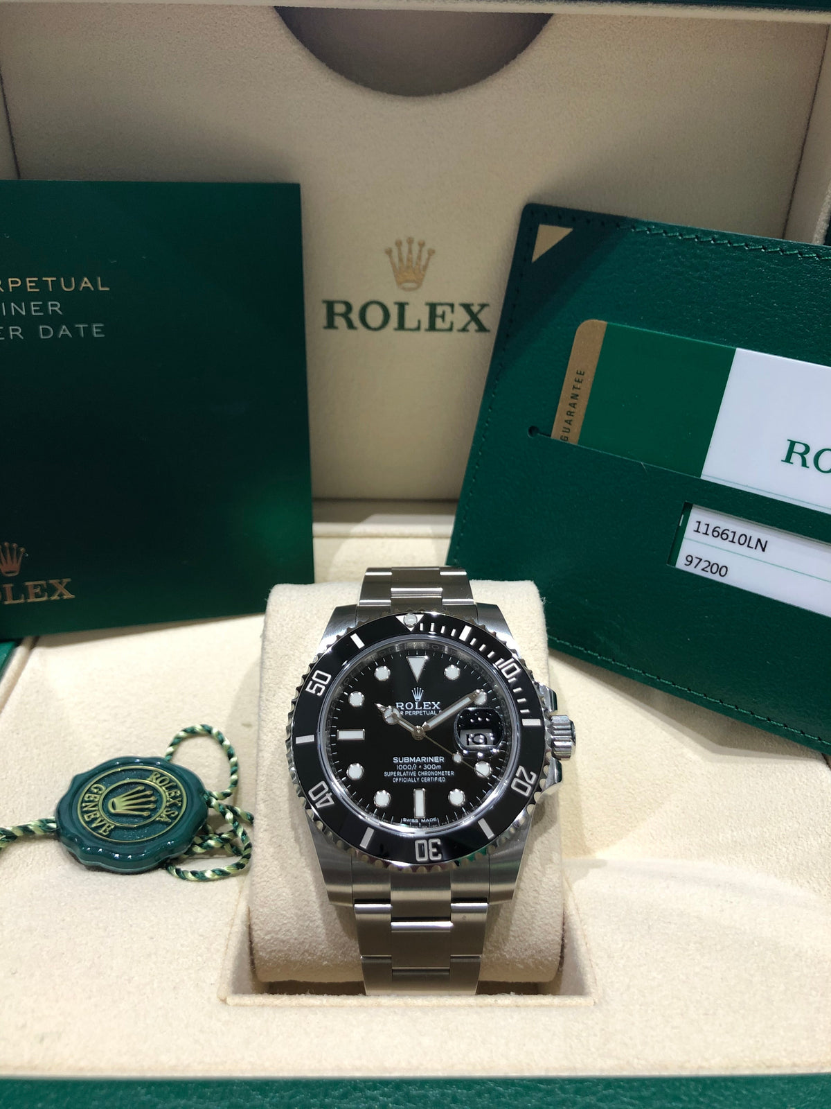 2018 Rolex Submariner 116610LN