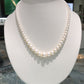 Single Strand Freshwater Graduated Pearl Necklace